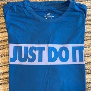 Blue Nike t-shirt